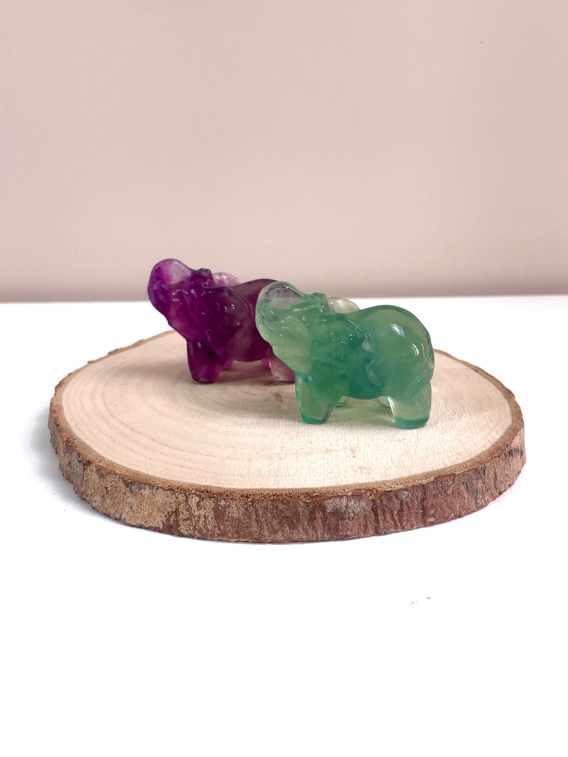 Éléphant Fluorite