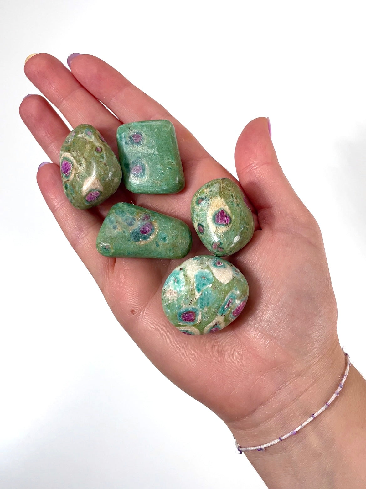 Pierre roulée Rubis Fuchsite