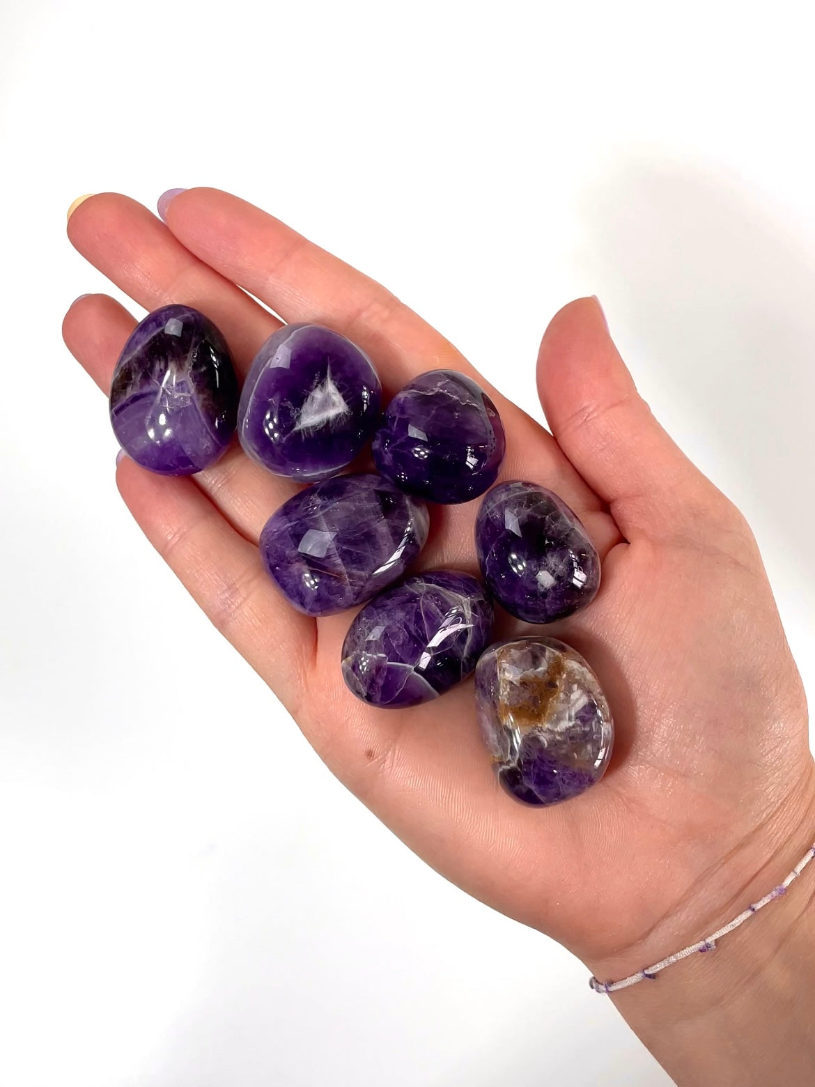 Pierre roulée Améthyste Chevron