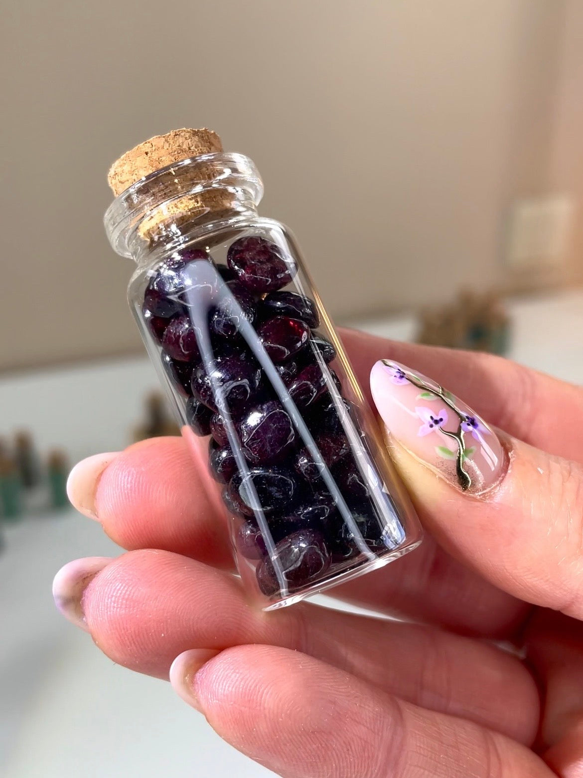 Spell Jar COURAGE (Grenat)