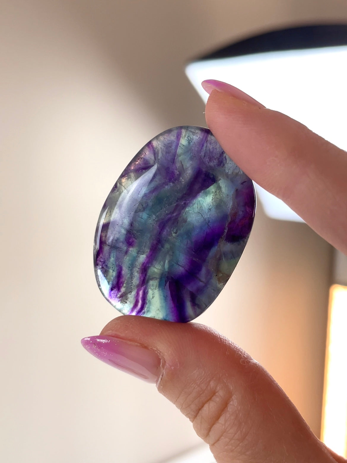 Galets Fluorite Arc-en-ciel