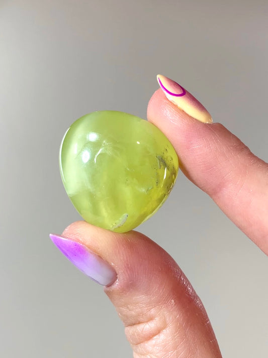 Pierre roulée Préhnite