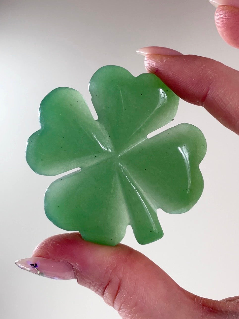 Trèfle à 4 Feuilles 🍀 Fluorite et Aventurine