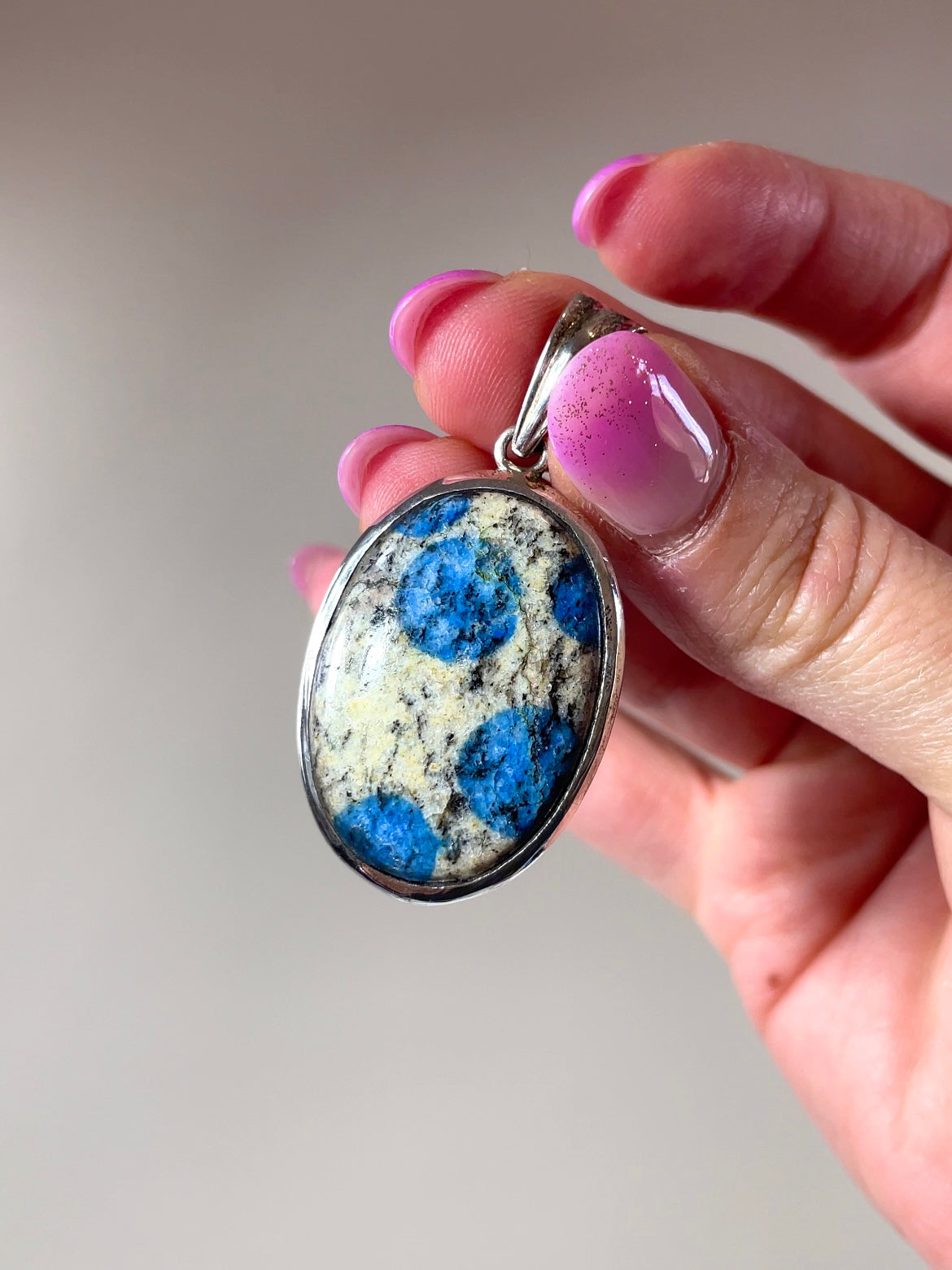 Pendentif Argent 925 Jaspe K2