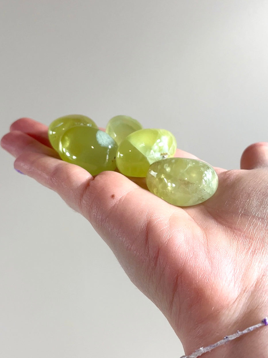 Pierre roulée Préhnite