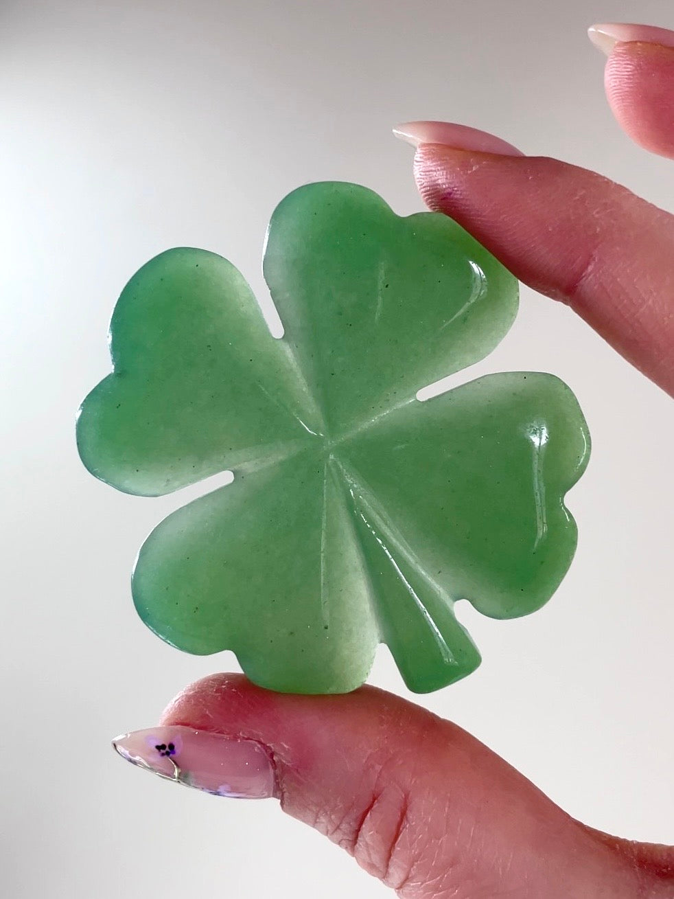 Trèfle à 4 Feuilles 🍀 Fluorite et Aventurine