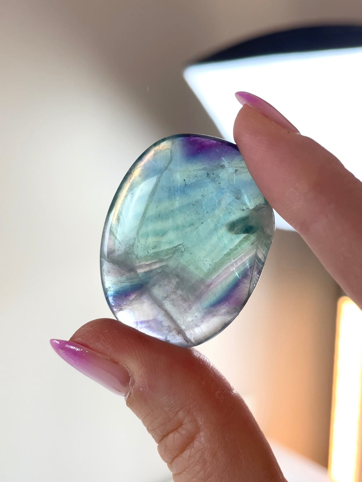 Galets Fluorite Arc-en-ciel