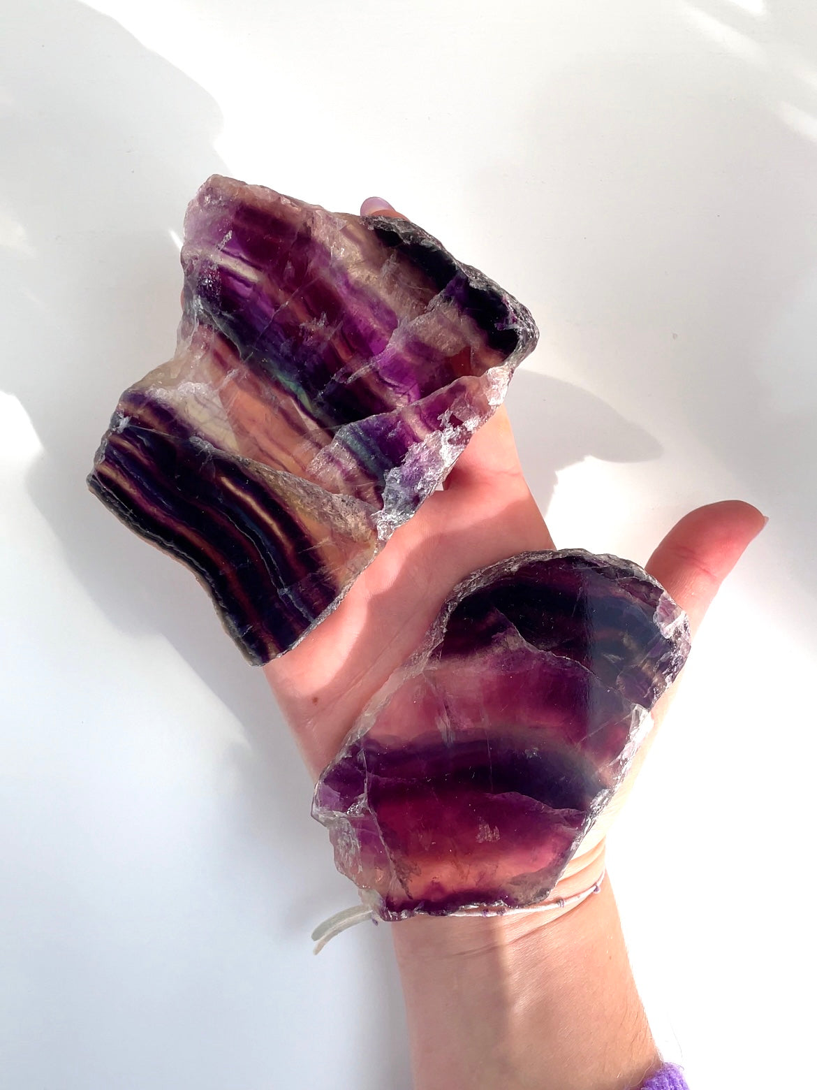 Tranche Fluorite Arc-en-ciel