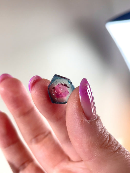 Tranche Tourmaline Melon bleue