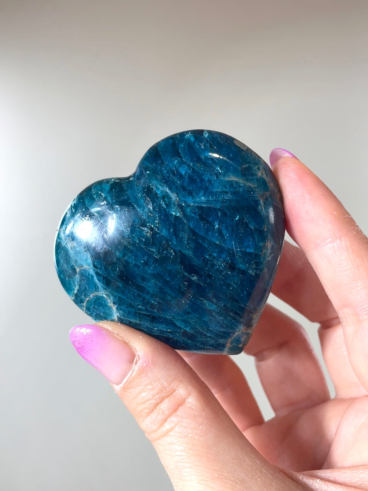 Cœurs Apatite bleue