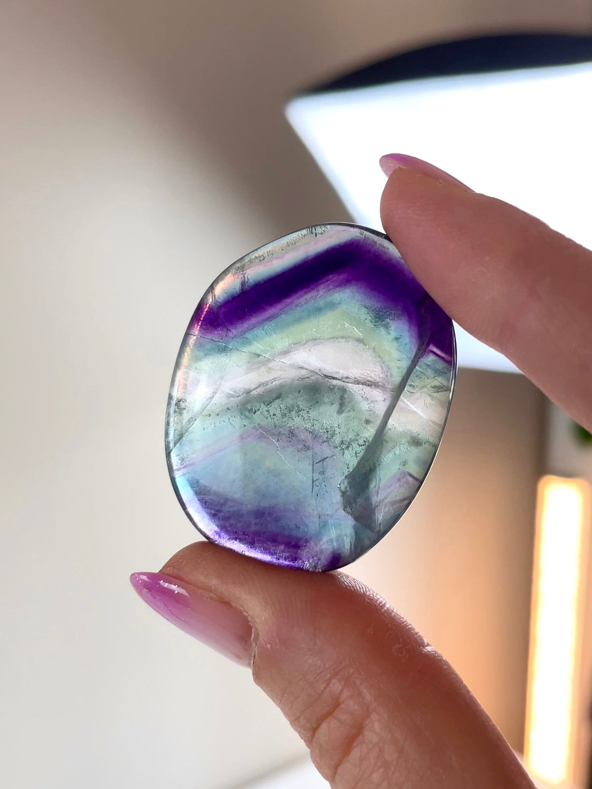 Galets Fluorite Arc-en-ciel