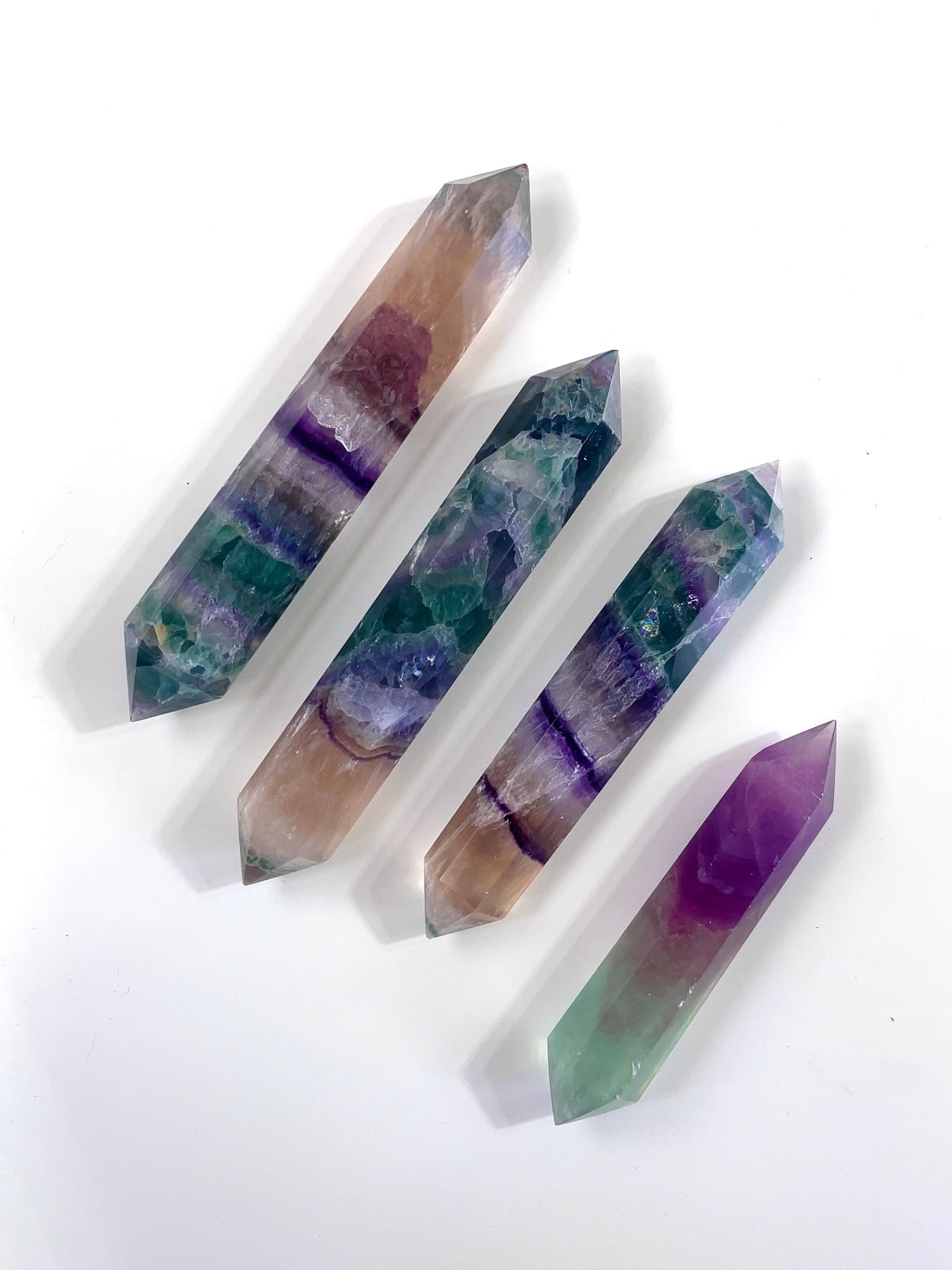 Pointe biterminée Fluorite