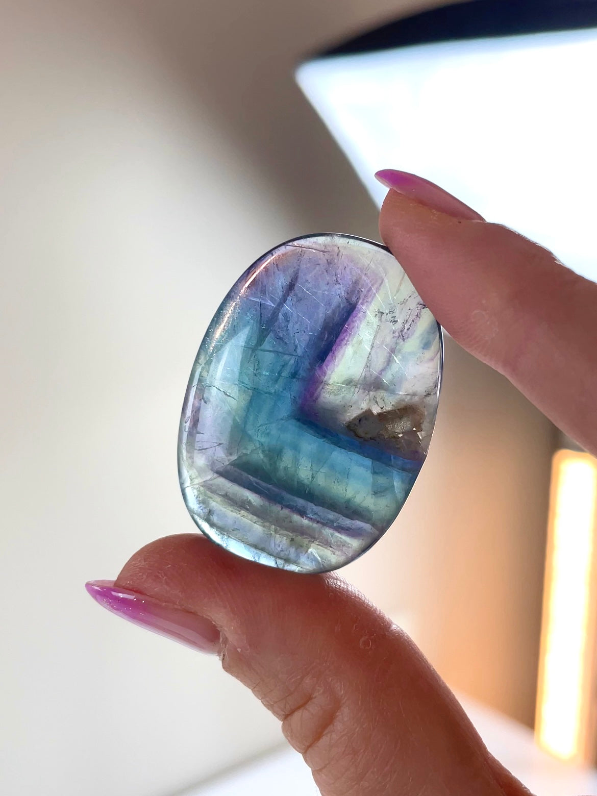 Galets Fluorite Arc-en-ciel