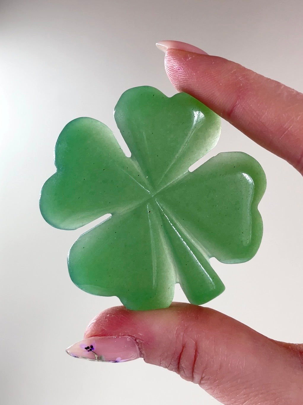 Trèfle à 4 Feuilles 🍀 Fluorite et Aventurine