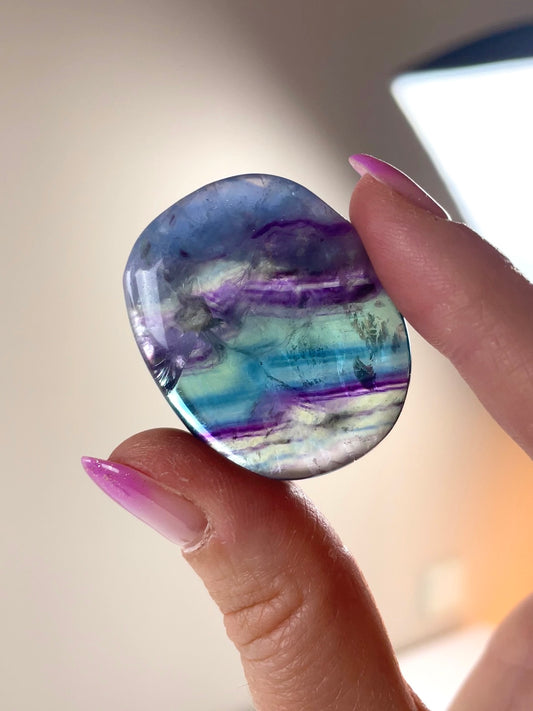 Galets Fluorite Arc-en-ciel