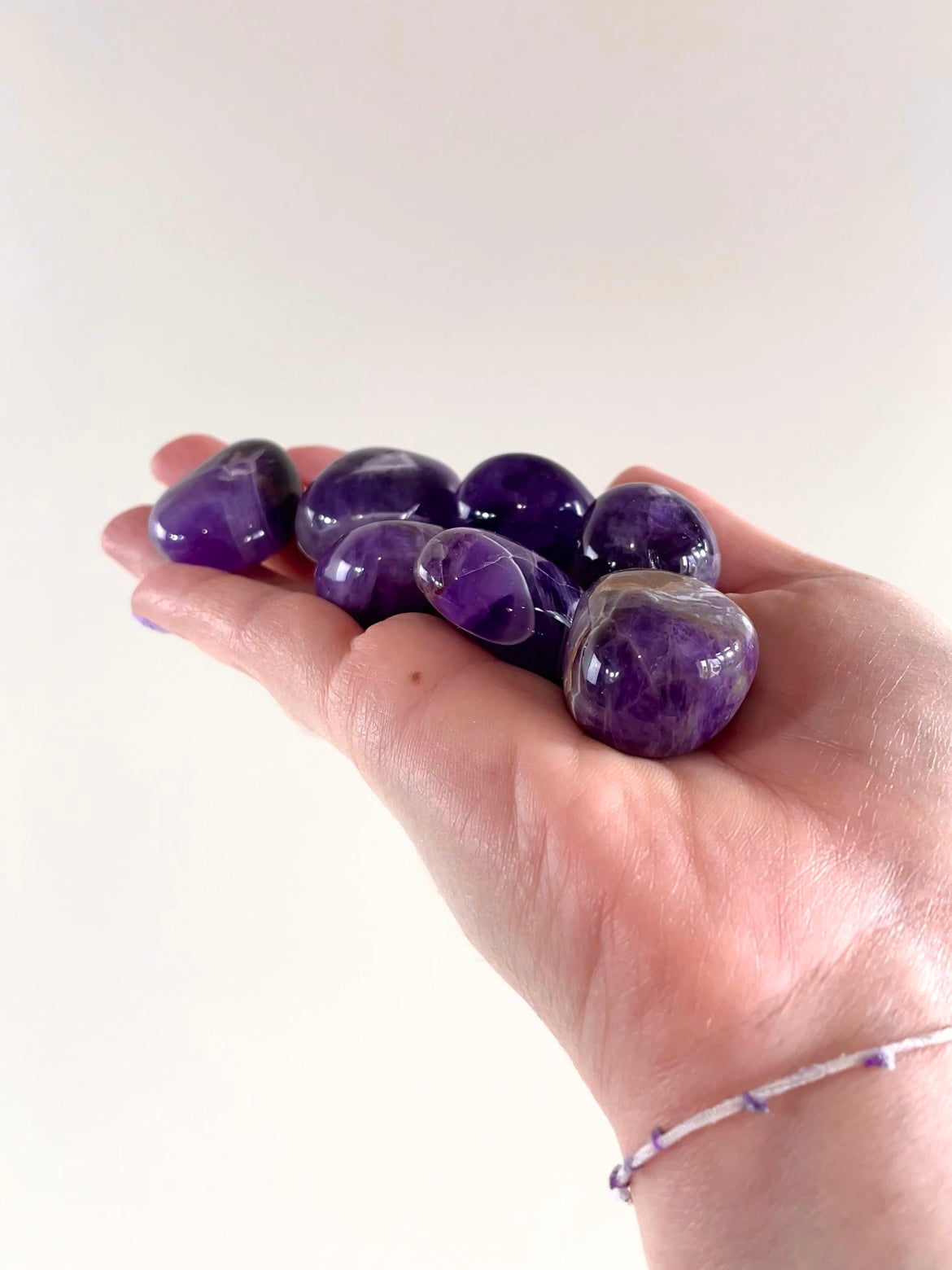 Pierre roulée Améthyste Chevron