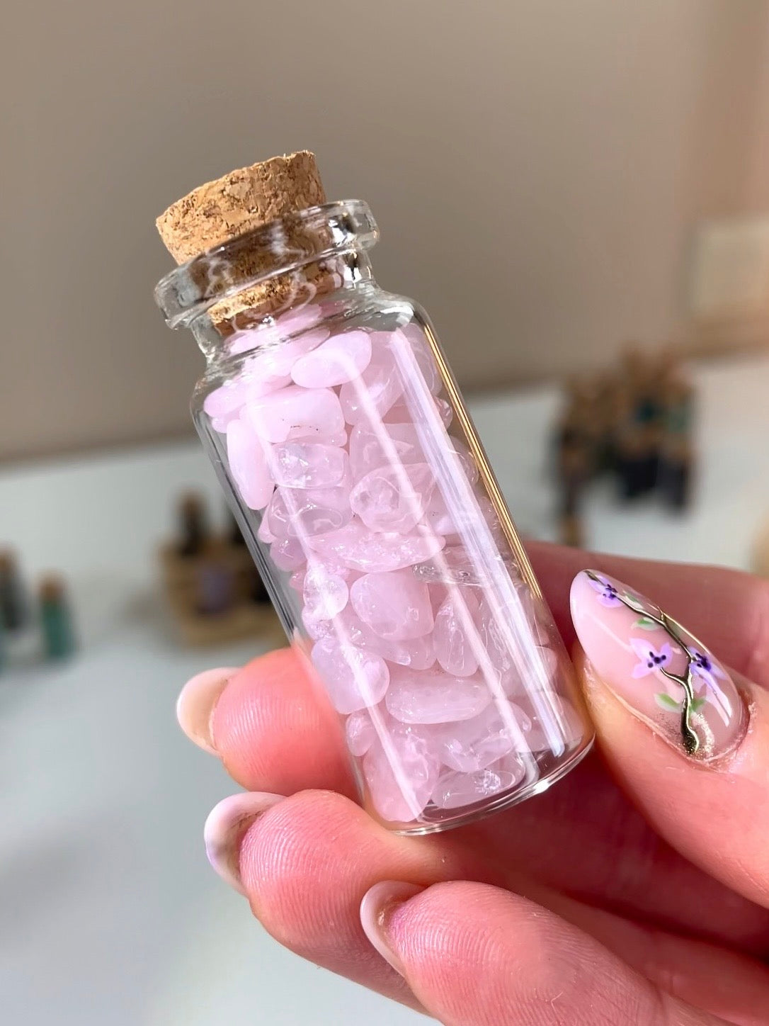 Spell Jar CONFIANCE (Quartz Rose)