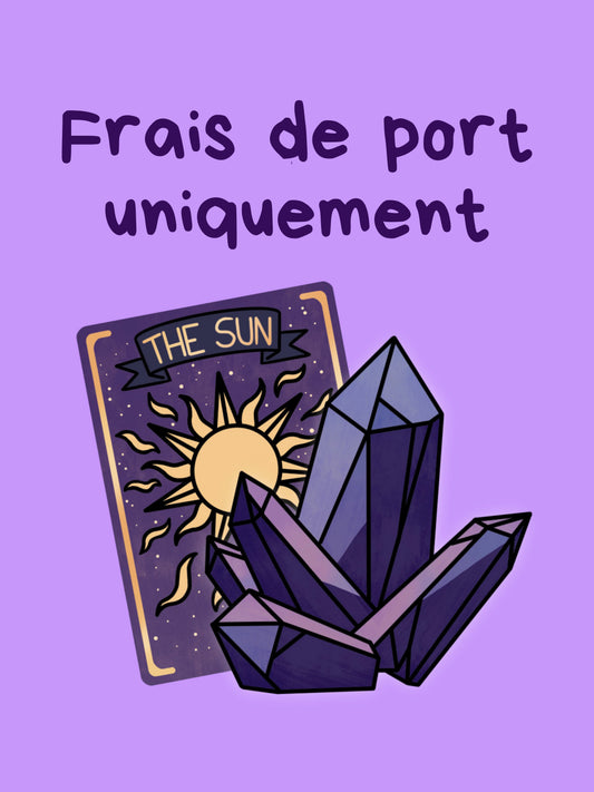 FRAIS DE PORT UNIQUEMENT